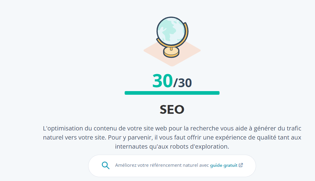  Optimisation contenu HubSpot Website Grader