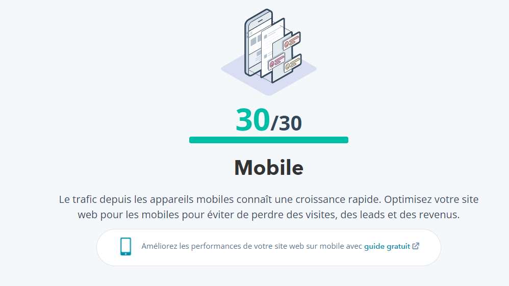 Optimisation Mobile HubSpot Website Grader