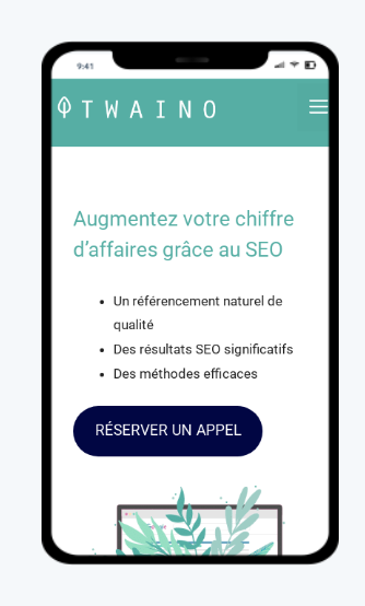  Verification sur appareil mobile HubSpot Website Grader