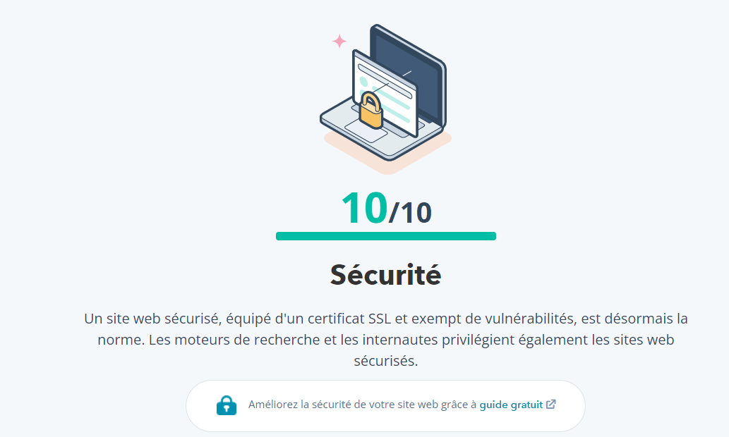  Securite HubSpot Website Grader