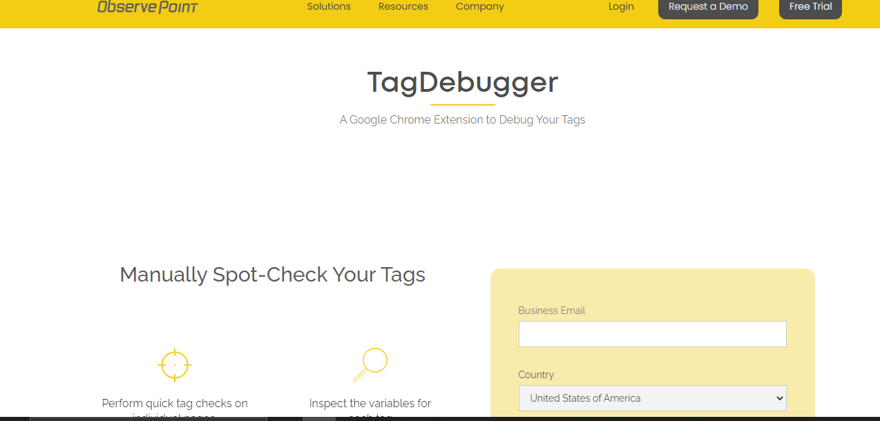  Page tag debugger