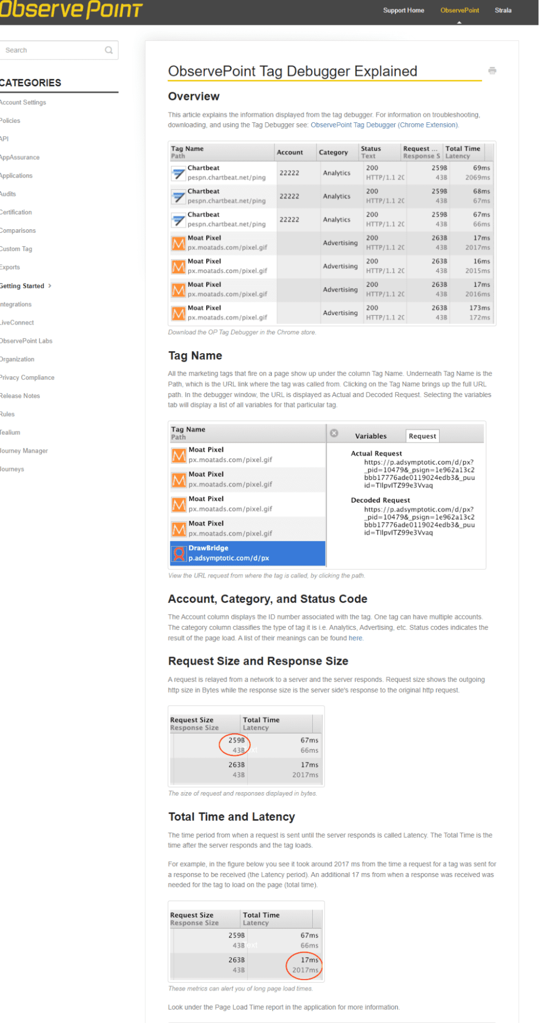 Le debogueur de balises Observepoint explique