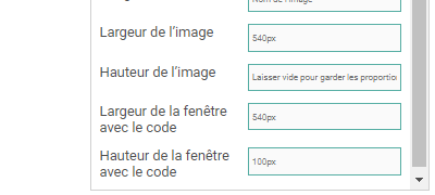  Modification des dimensions de l image