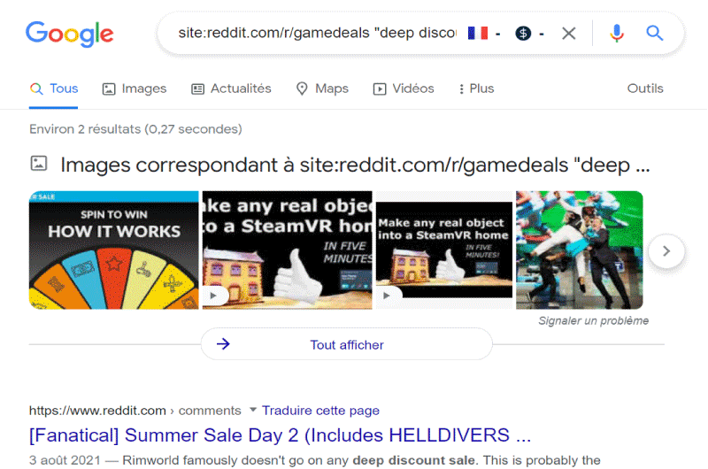  Google recherhe image correspondant au site reddit