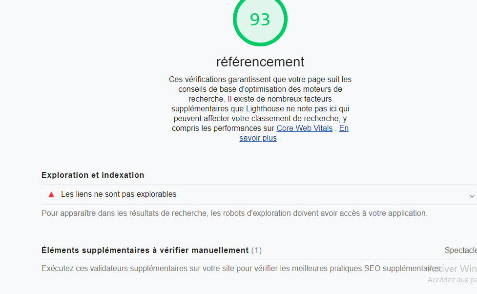  Referencement Google Lighthouse