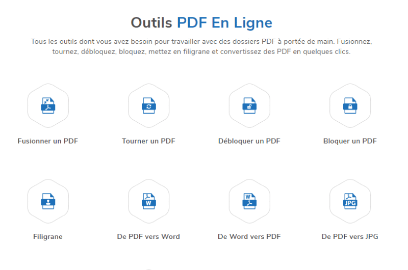 Outils PDF en ligne Small SEO Tools