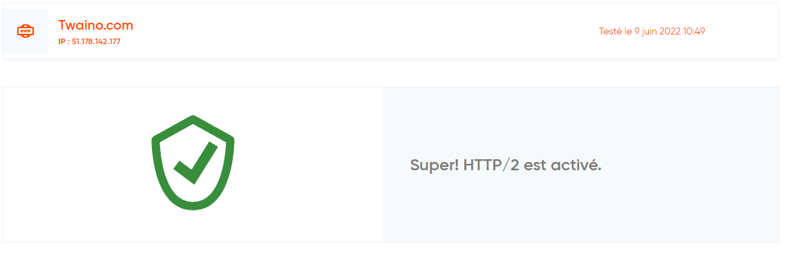 Outil HTTP2 active