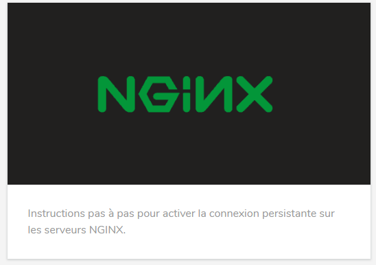 Serveur NGINX