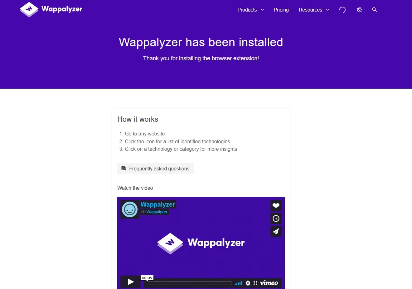  Intallation de l extension Wappalyzer