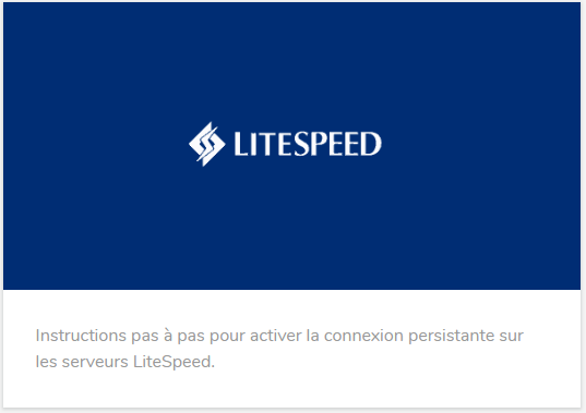 Serveur LiteSpeed