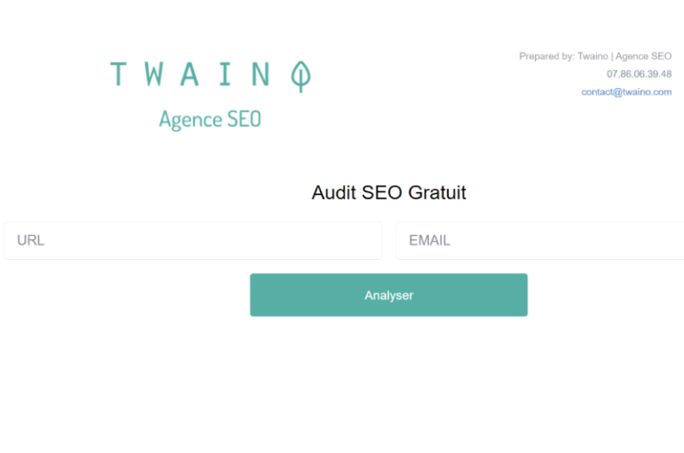 Audit SEO-Twaino Mise en avant