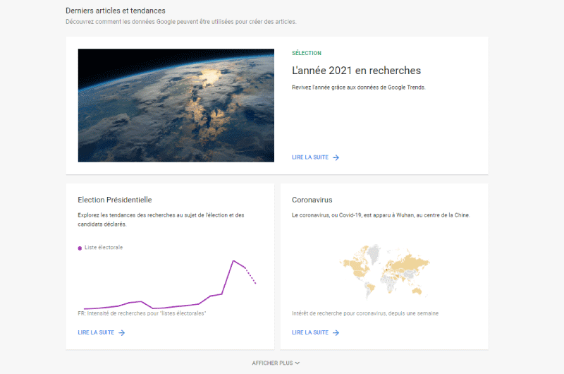 Google Trends Outil SEO 5