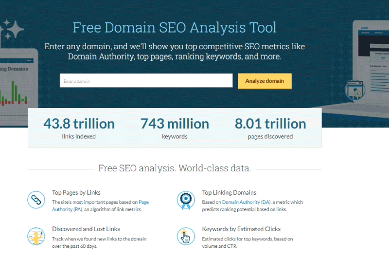 Free Domain Metric Checker