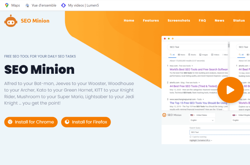 Windows 8 SEO Minion for Firefox 3.12 full Windows 8 SEO Minion for Firefox full