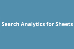 Search Analytics for Sheets Logo