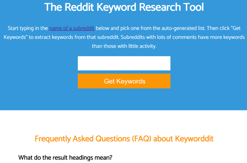 The Reddit Keyword Research Tool Higher Visibility Mise en avant