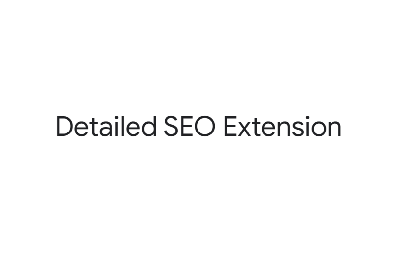 Extension SEO detaillee