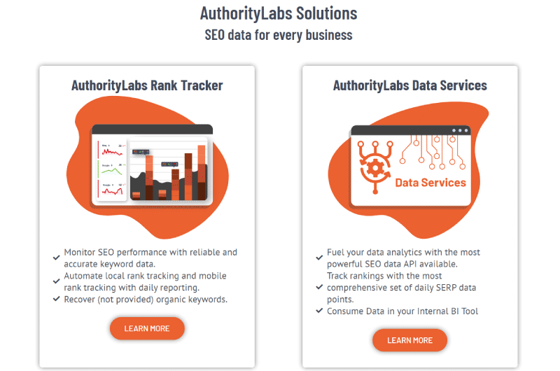 Authority labs Outil SEO 1