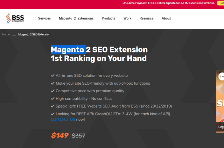 BSS Commerce Magento 2 SEO Extension Mise en avant