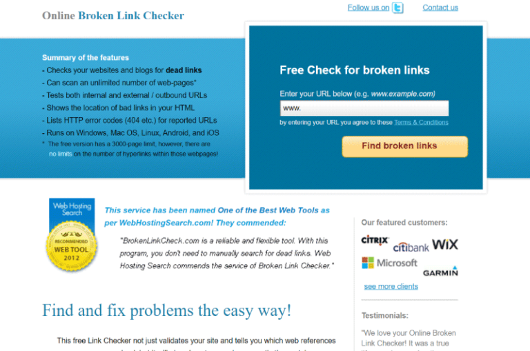 Broken Link Checker Mise en avant