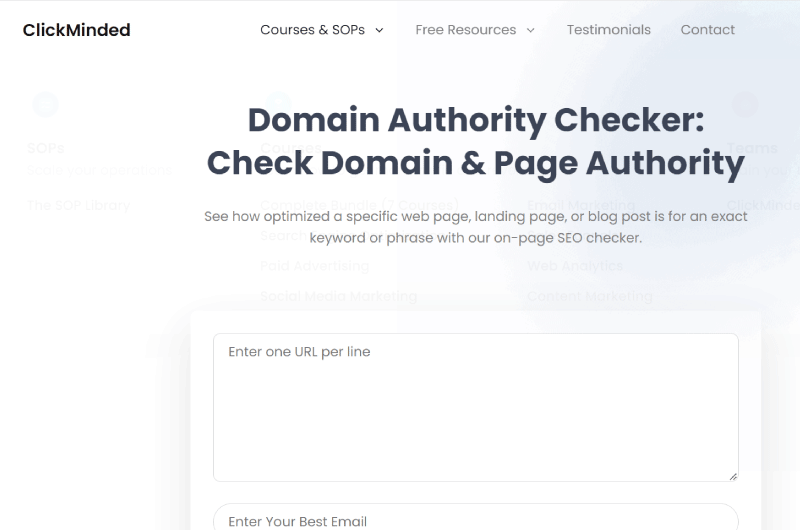 Free Domain Rank Checker