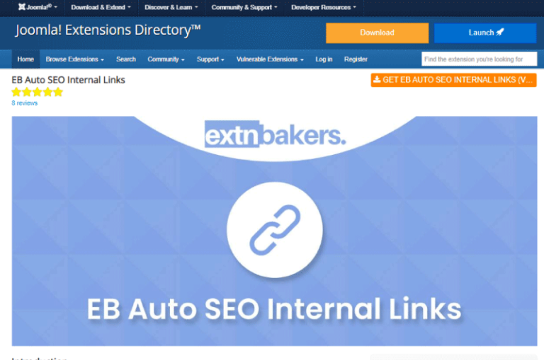 EB Auto SEO Internal Links Extensions Joomla Mise en avant