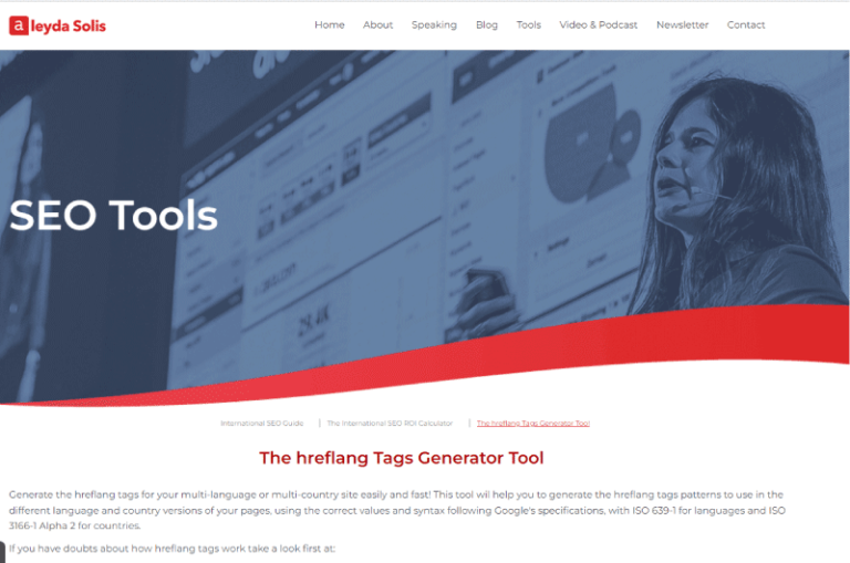 Hreflang Tags Generator Tool Aleyda Solis Mise en avant