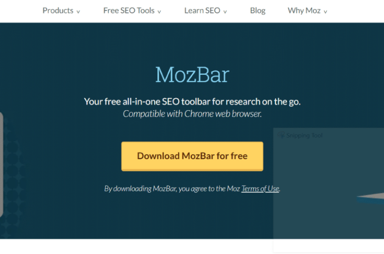 MozBar Moz Mise en avant