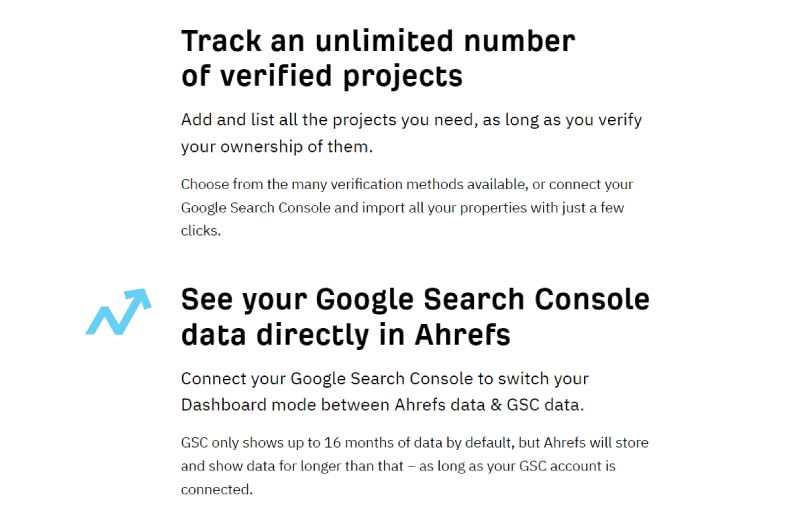 Projects Dashboard Ahrefs Outil SEO 2