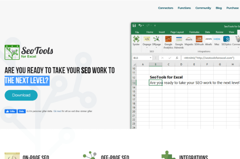 SEO Tools for Excel Mise en avant