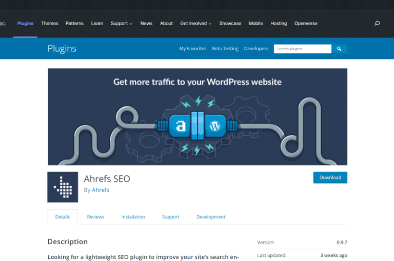 Ahrefs SEO Ahrefs Mise en avant