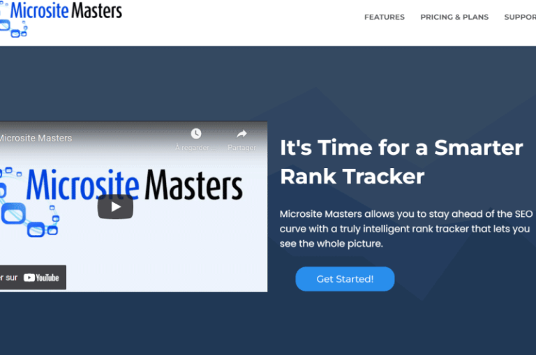 Microsite Masters Mise en avant