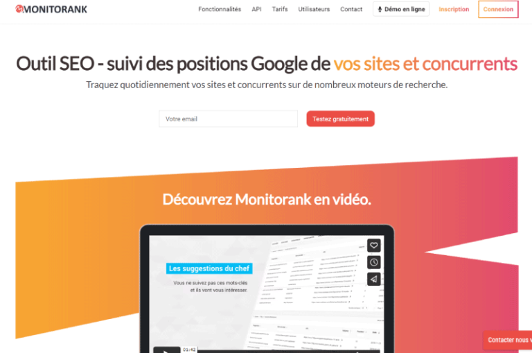 Monitorank Mise en avant