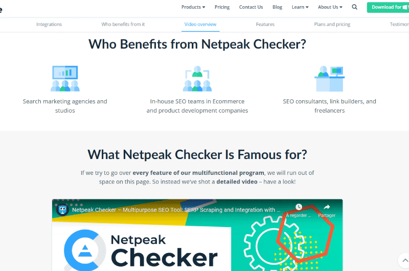 Netpeak Checker Outil SEO 2