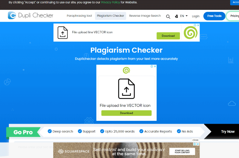 Plagiarism Checker Dupli Checker Mise en-avant