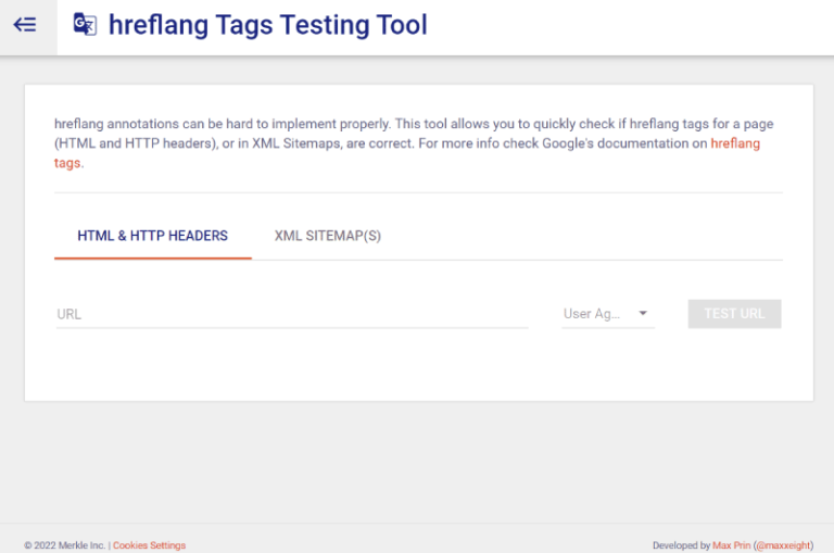 Hreflang Tag Testing Tool Merkle Mise en avant