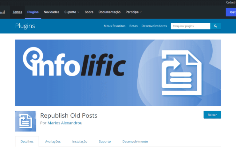 Republish Old Posts Mise en avant