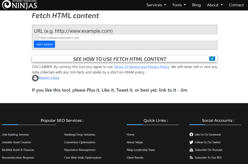 Fetch HTML content Marketing Ninjas Mise en avant