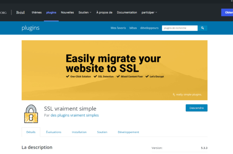 Really Simple SSL Mise en avant