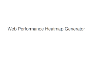 Web Performance Heatmap Generator Simon Hearne Logo