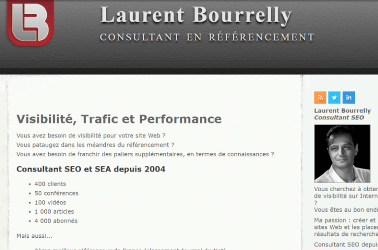 Blog Laurent Bourrelly Mise en avant