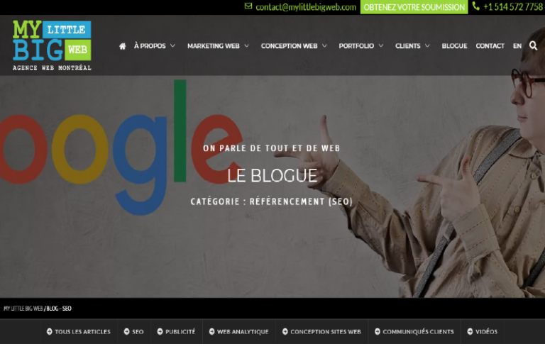 Blog mylittlebigweb Mise en avant