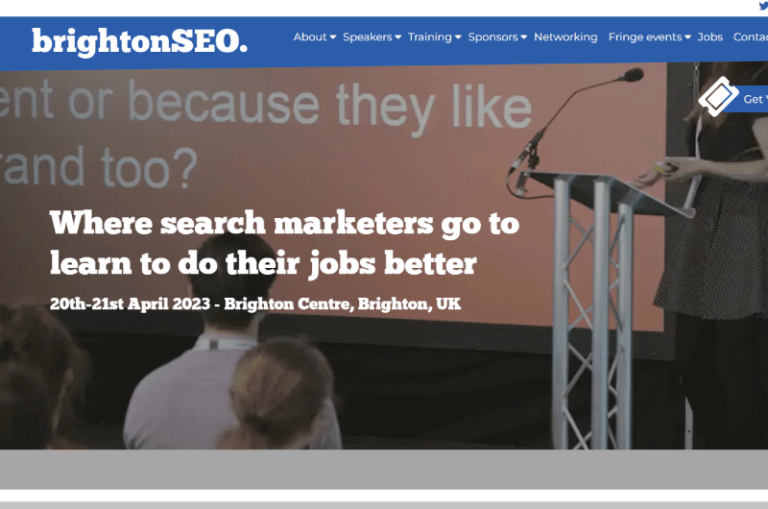 Brighton SEO Mise en avant