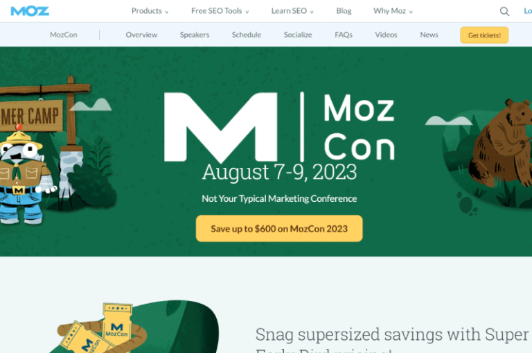 MozCon 2020 Moz Mise en avant