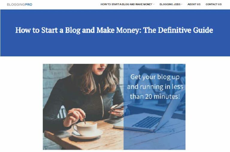 Blog Blogging Pro Mise en avant