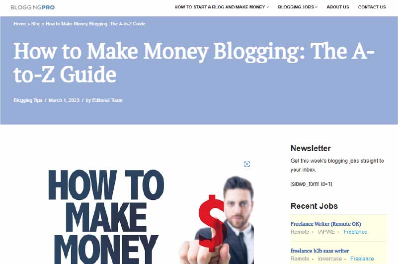 Blog Blogging Pro Ressource 4