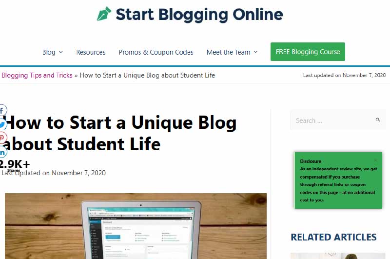 Blog Start Blogging Online Ressource 6