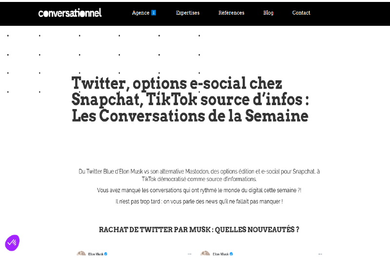 Blog conversationnel Ressource 9