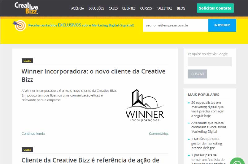 Blog Creative Bizz Mise en avant