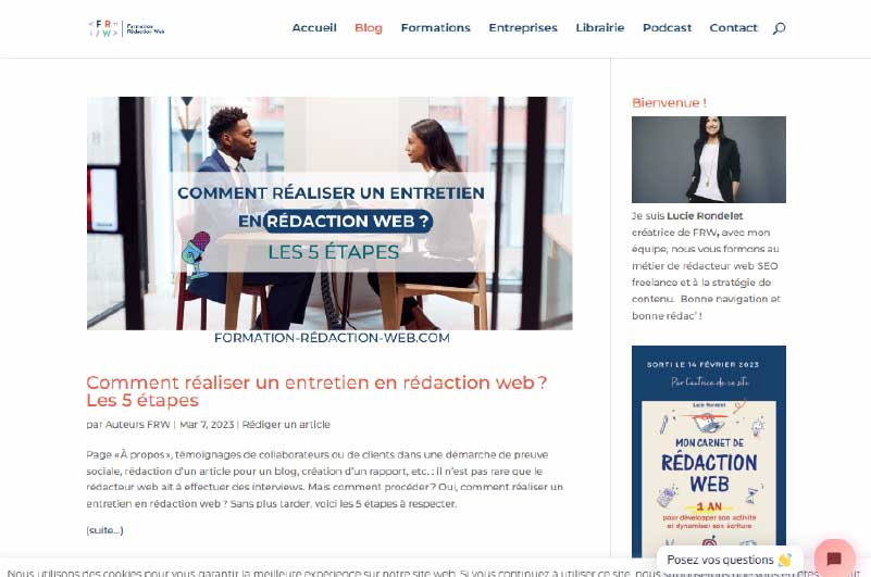 Blog FRW Mise en avant